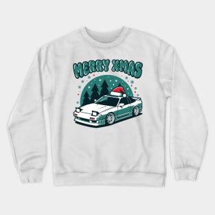 WHITE 180SX MERRY CHRISTMAS EDITION Crewneck Sweatshirt